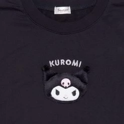 Japan Original Kuromi Applique Sweatshirt Characters