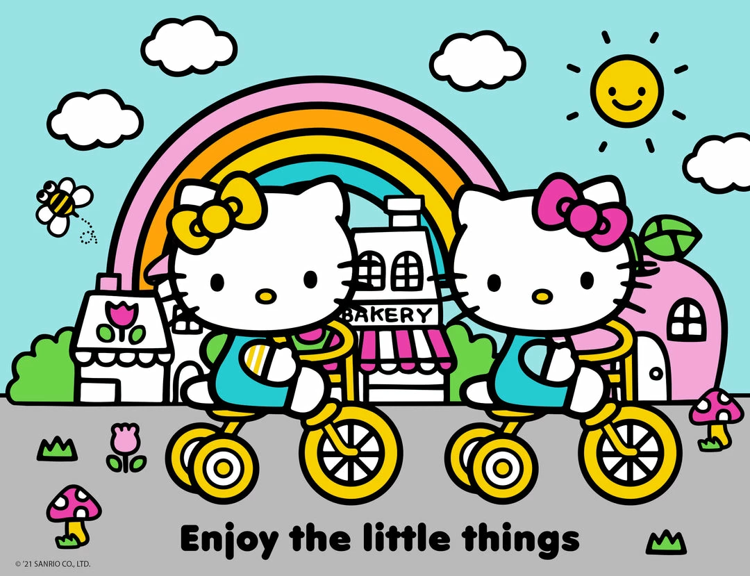 Cra-Z-Art Hello Kitty And Mimmy Bike Ride 100-Piece Puzzle Characters 4 Cra-Z-Art Hello Kitty And Mimmy Bike Ride 100-Piece Puzzle Characters