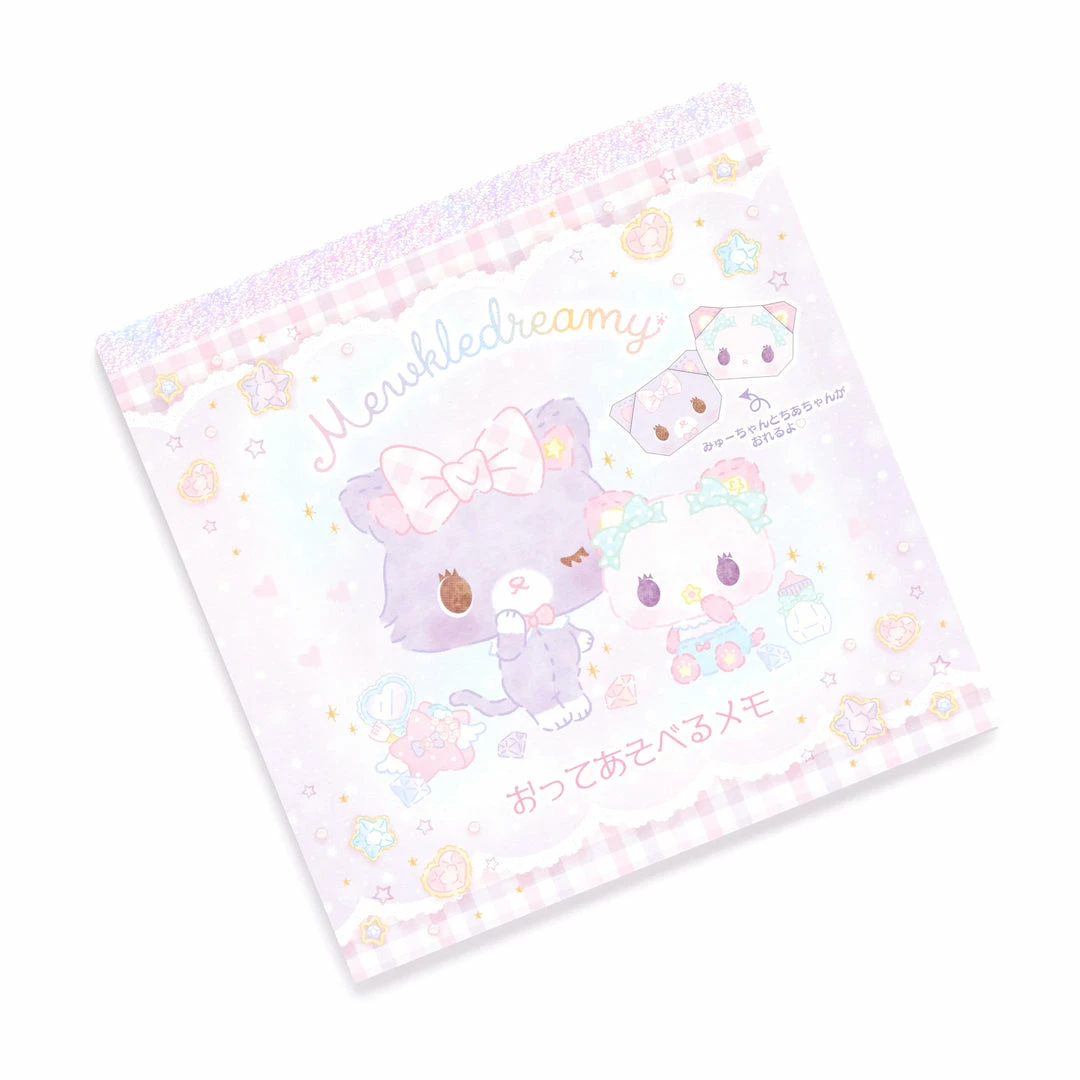 Japan Original Mewkledreamy Origami Memo Pad New 3 Japan Original Mewkledreamy Origami Memo Pad New