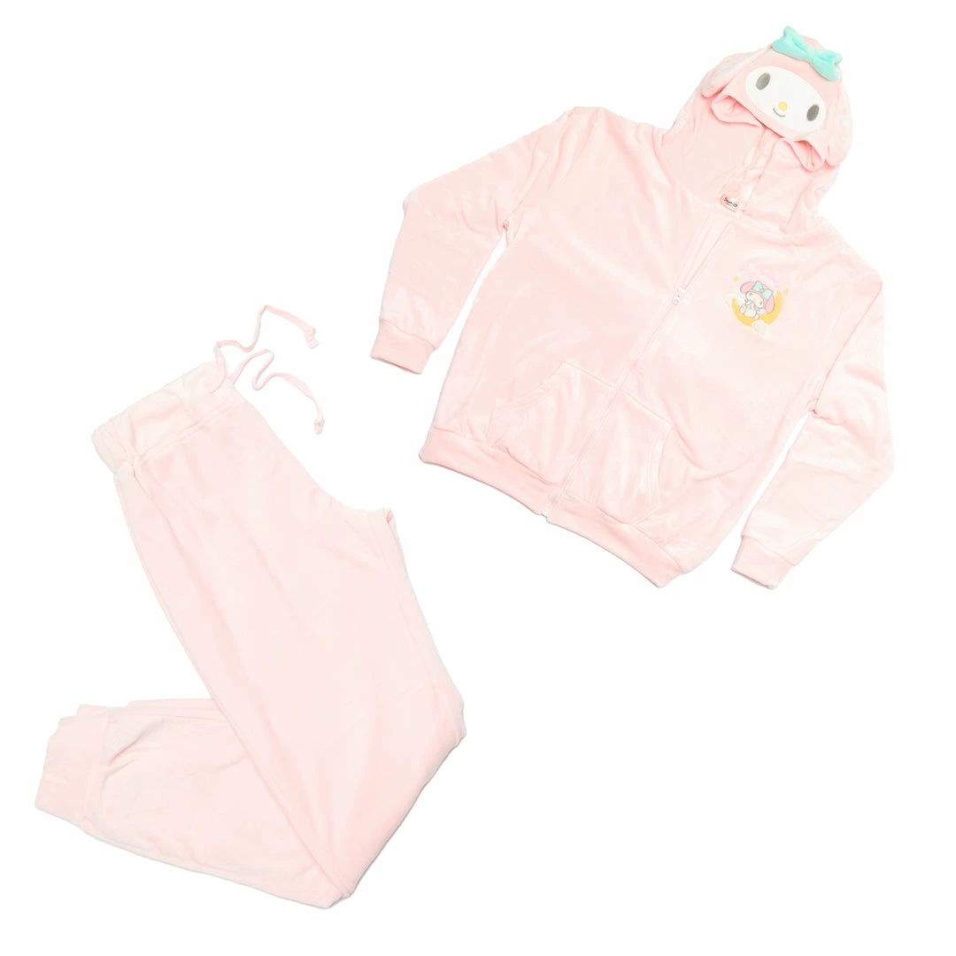 Japan Original My Melody Velour Lounge Set Characters 3 Japan Original My Melody Velour Lounge Set Characters