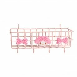 Japan Original My Melody OSHI Grid System Storage Basket Home
