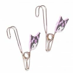 Japan Original Kuromi OSHI Grid System Clips (Set Of 2)