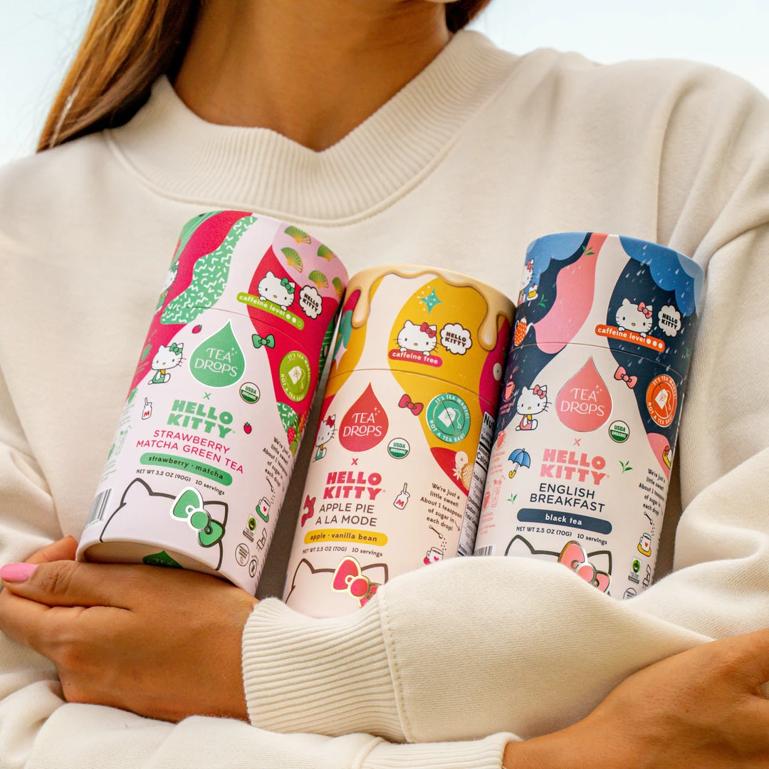 Hello Kitty X Tea Drops Trio Gift Set Characters 4 Hello Kitty X Tea Drops Trio Gift Set Characters