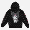 BIOWORLD Characters Kuromi X Dumbgood Polka Dot Hoodie