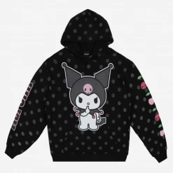 BIOWORLD Characters Kuromi X Dumbgood Polka Dot Hoodie