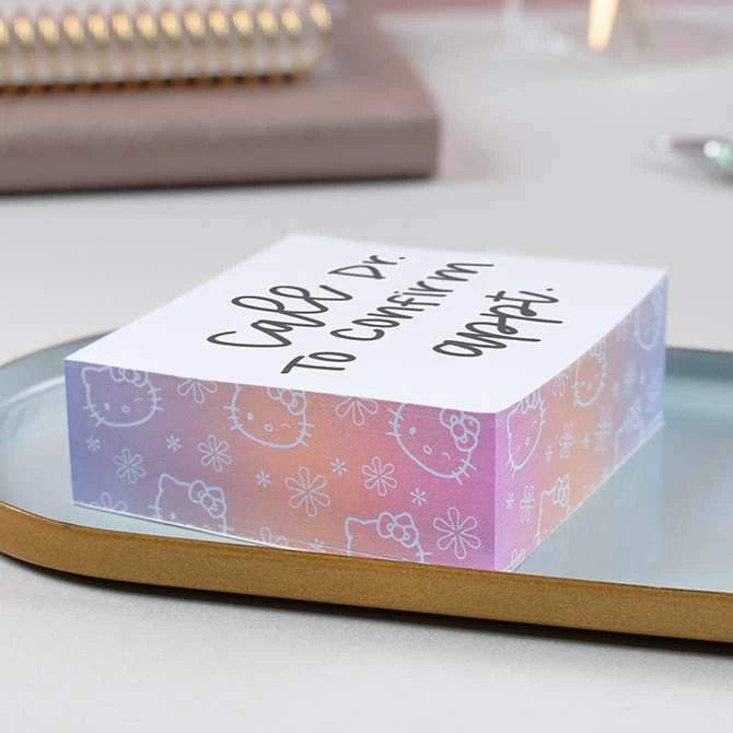 Hello Kitty X Erin Condren Gradient Sticky Note Cube 4 Hello Kitty X Erin Condren Gradient Sticky Note Cube