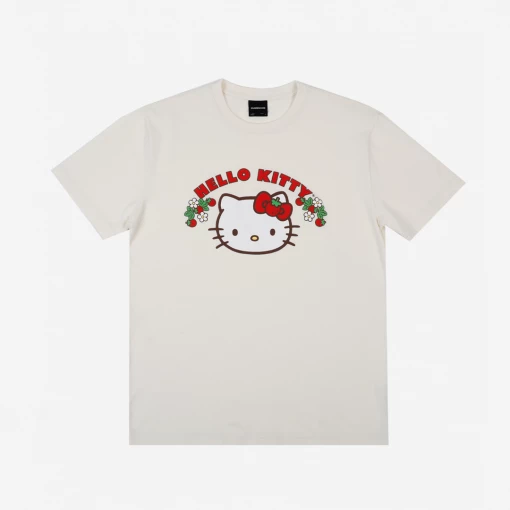 BIOWORLD Apparel Hello Kitty X Dumbgood Strawberry Tee 7 BIOWORLD Apparel Hello Kitty X Dumbgood Strawberry Tee