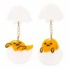Gudetama Irregular Choice Egg-stra Earrings