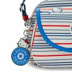 Kipling Retail, LLC Characters Hello Kitty X Kipling Classic Stripes Stelma Crossbody Bag