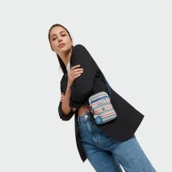 Kipling Retail, LLC Hello Kitty X Kipling Classic Stripes Tally Sling Bag