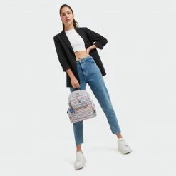 Kipling Retail, LLC Hello Kitty X Kipling Classic Stripes Matta Backpack Characters