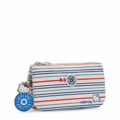 Kipling Retail, LLC Hello Kitty X Kipling Classic Stripes Zipper Pouch