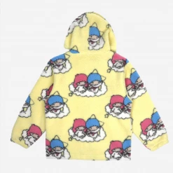 BIOWORLD LittleTwinStars X Dumbgood Sherpa Zip Hoodie Characters