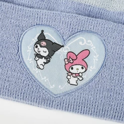 BIOWORLD Kuromi & My Melody X Dumbgood Striped Beanie Characters