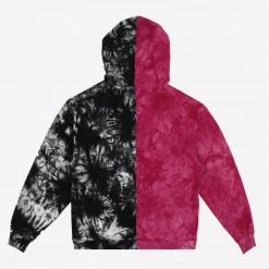 BIOWORLD Kuromi & My Melody X Dumbgood Split Tie-dye Hoodie