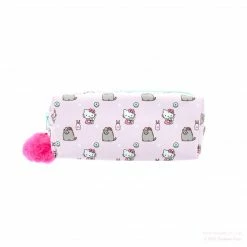 Blueprint Collections New Hello Kitty X Pusheen Pom-Pom Pencil Case