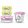 Instant Brands Hello Kitty X Pyrex Glass Storage Containers (Set Of 3) With Measuring Cup 1 Instant Brands Hello Kitty X Pyrex Glass Storage Containers (Set Of 3) With Measuring Cup