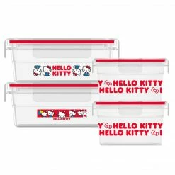 Instant Brands Hello Kitty X Snapware Plastic Kitchen Containers (Set Of 4) Characters