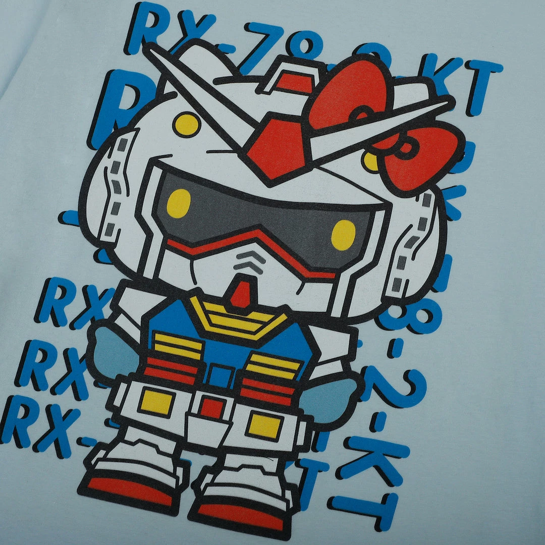 BIOWORLD Hello Kitty X Gundam RX-78-2-KT Tee Characters 5 BIOWORLD Hello Kitty X Gundam RX-78-2-KT Tee Characters