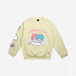 BIOWORLD LittleTwinStars X Dumbgood Crewneck Sweatshirt