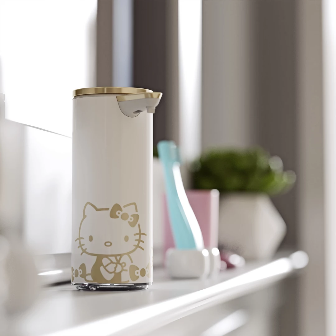 SIMPLEHUMAN Hello Kitty Automatic Soap Dispenser (Metallic Gold) 4 SIMPLEHUMAN Hello Kitty Automatic Soap Dispenser (Metallic Gold)