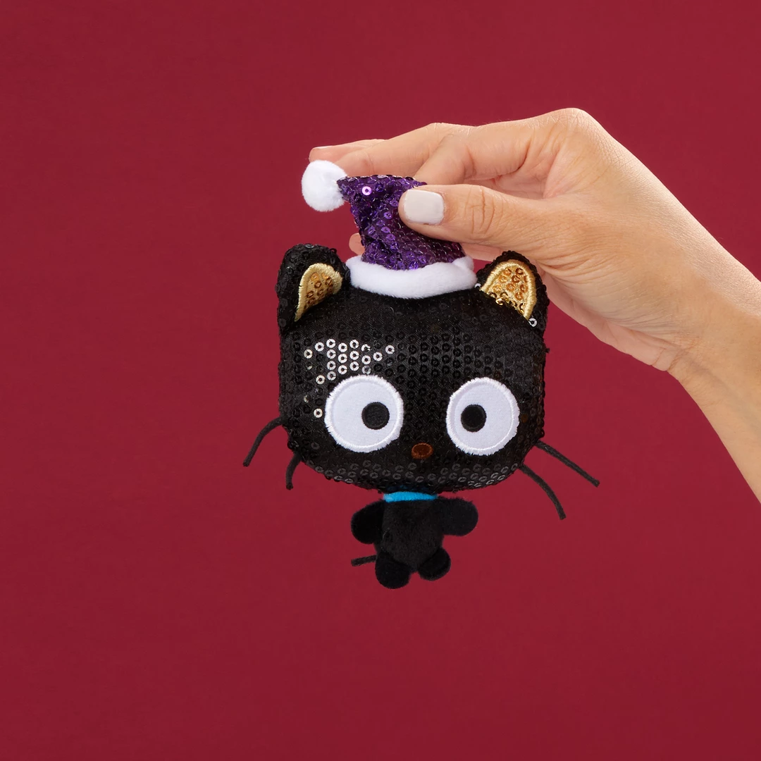 HUNET USA New Holiday 2021 Sequin Chococat Ornament 4 HUNET USA New Holiday 2021 Sequin Chococat Ornament