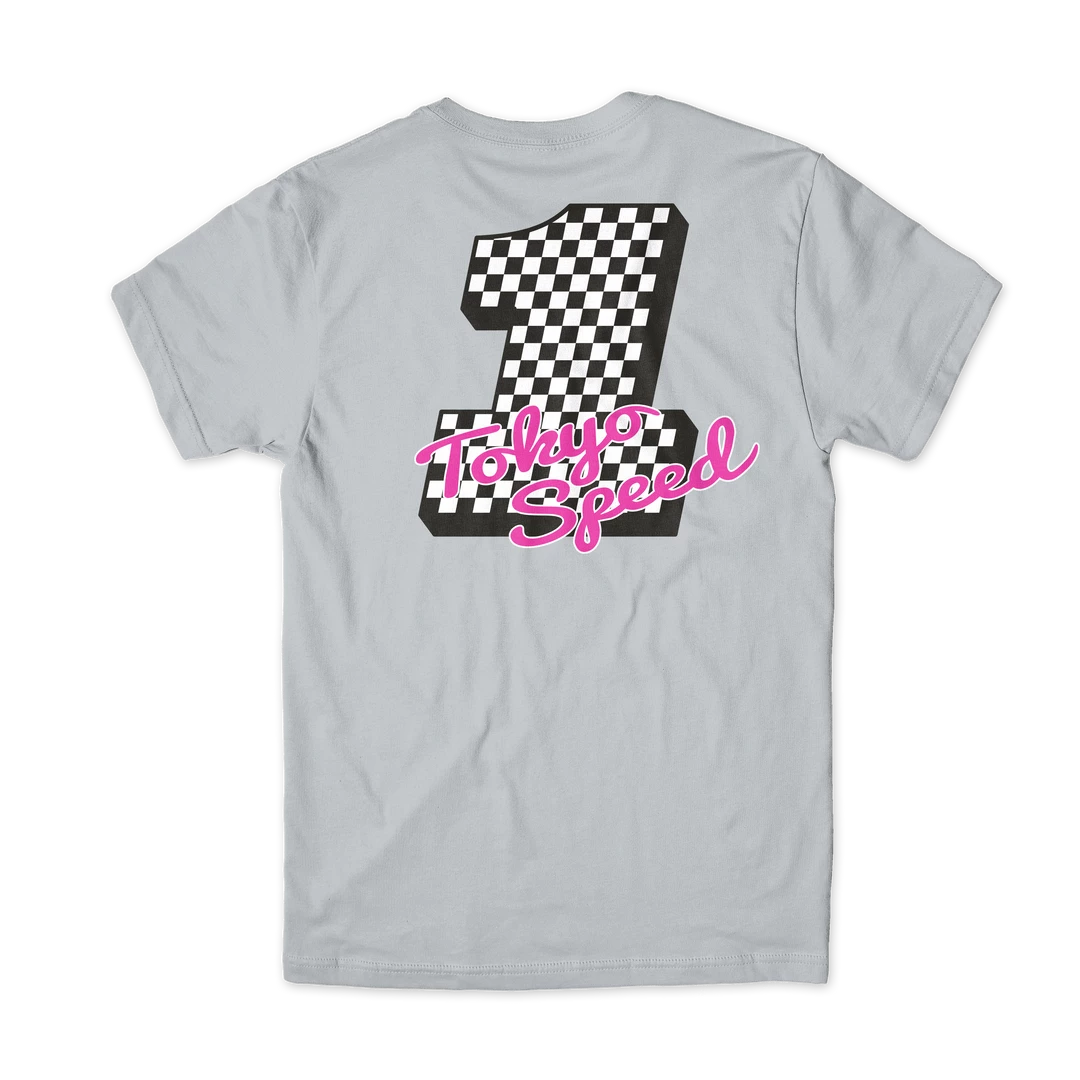 Girl Skateboards Hello Kitty X GIRL Tokyo Speed #1 Tee (Silver) 4 Girl Skateboards Hello Kitty X GIRL Tokyo Speed #1 Tee (Silver)