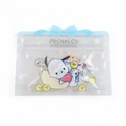Japan Original Pochacco Sticker Flakes Pouch