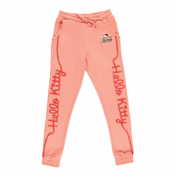 H3 Sportgear Hello Kitty X Jimmy Paul Pink Ladies Jogger S K/T New 3 H3 Sportgear Hello Kitty X Jimmy Paul Pink Ladies Jogger S K/T New