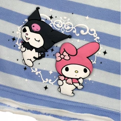 BIOWORLD Characters Kuromi & My Melody X Dumbgood Striped Shorts