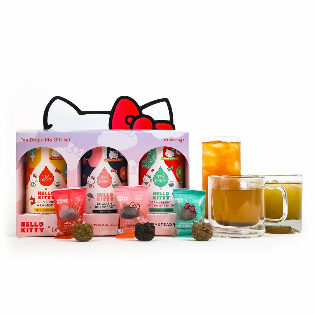 Hello Kitty X Tea Drops Trio Gift Set Characters 3 Hello Kitty X Tea Drops Trio Gift Set Characters
