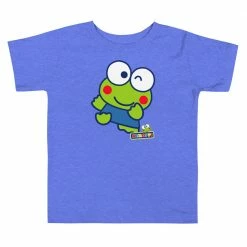 Printful Characters Toddler Keroppi Primary Logo T-Shirt Blue