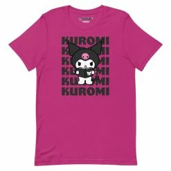 Printful Characters Kuromi Watashi Wa T-Shirt Berry