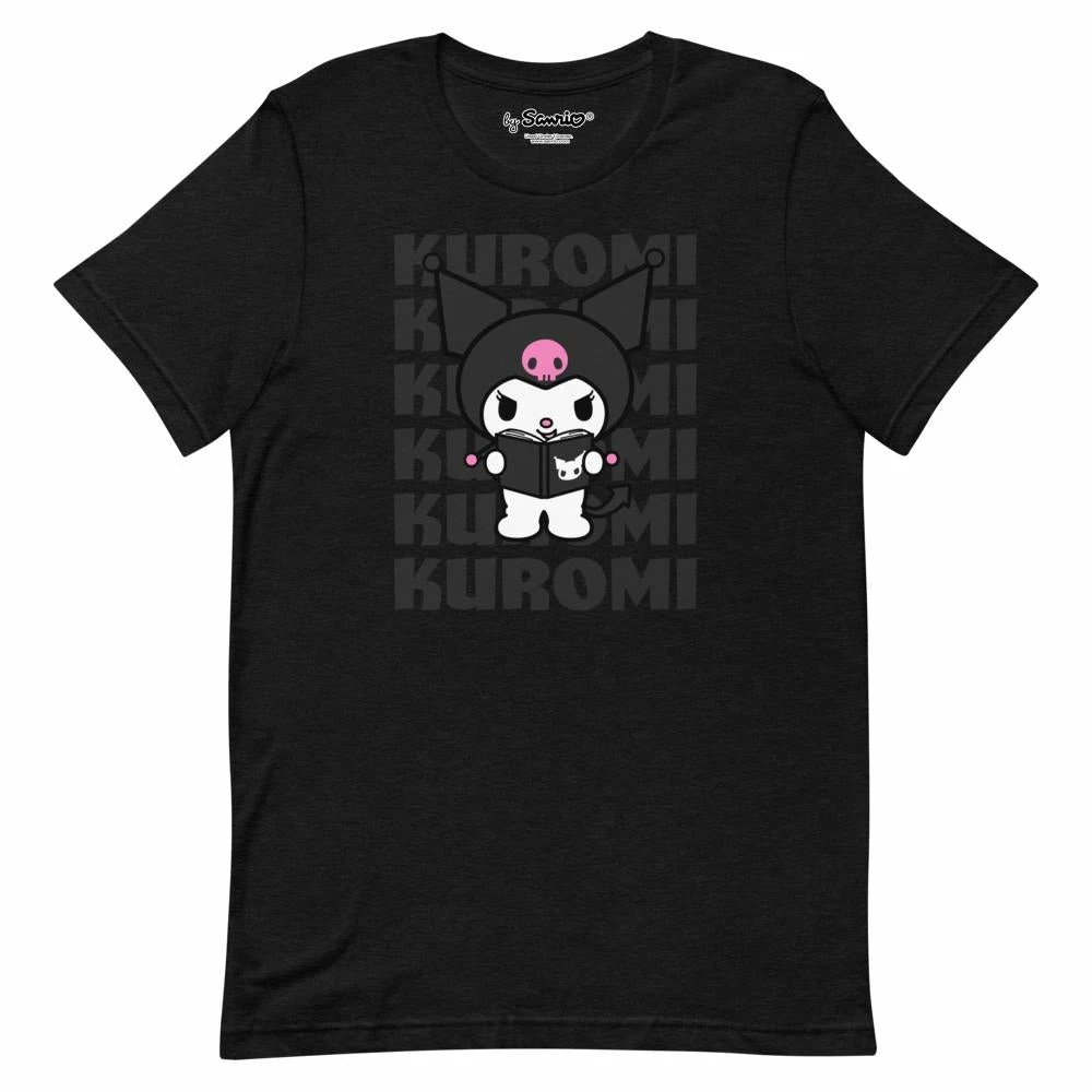 Printful Characters Kuromi Watashi Wa T-Shirt Black 3 Printful Characters Kuromi Watashi Wa T-Shirt Black