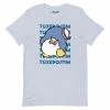 Printful Tuxedosam Watashi Wa T-Shirt Light Blue