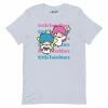 Printful LittleTwinStars Watashi Wa T-Shirt Characters