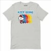 Printful Hello Kitty Keep Going T-Shirt (Athletic Heather) Characters 1 Printful Hello Kitty Keep Going T-Shirt (Athletic Heather) Characters