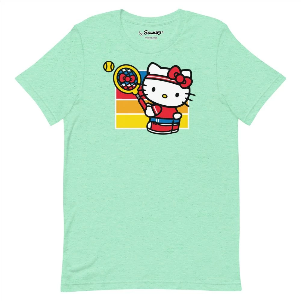 Printful Hello Kitty Tennis T-Shirt Characters 3 Printful Hello Kitty Tennis T-Shirt Characters
