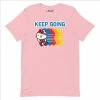 Printful Characters Hello Kitty Keep Going T-Shirt (Pink) 2 Printful Characters Hello Kitty Keep Going T-Shirt (Pink)