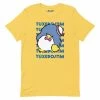 Printful Characters Tuxedosam Watashi Wa T-Shirt Yellow 2 Printful Characters Tuxedosam Watashi Wa T-Shirt Yellow