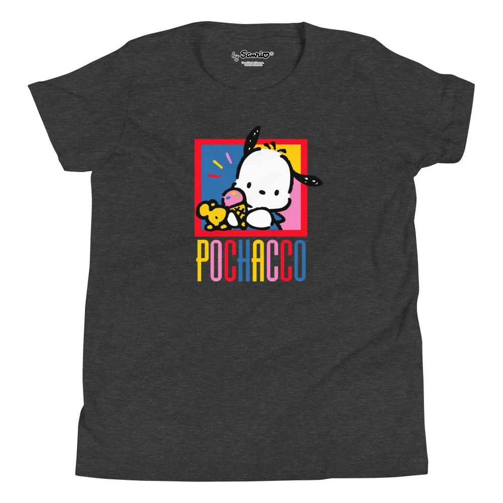 Printful Characters Youth Pochacco Primary Logo T-Shirt 3 Printful Characters Youth Pochacco Primary Logo T-Shirt