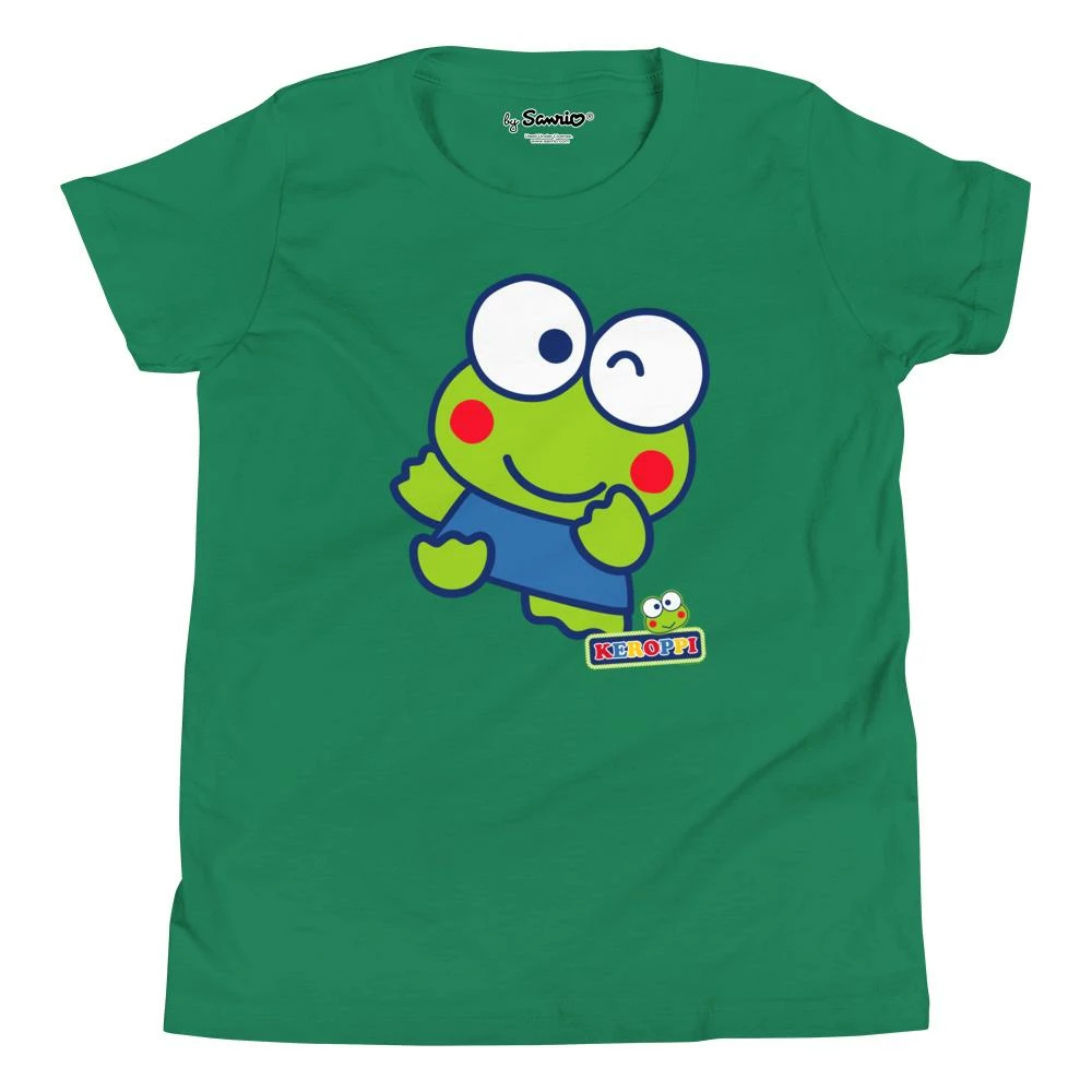 Printful Characters Youth Keroppi Primary Logo T-Shirt 3 Printful Characters Youth Keroppi Primary Logo T-Shirt